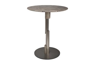 Столик Garda Decor 58DB-20192 Стол барный Зебрано (Zebrano) d85*106см арт. 58DB-20192