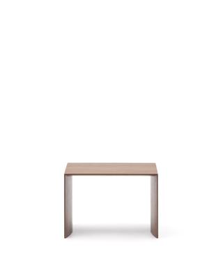 Столик La Forma (ех Julia Grup) Litto Приставной столик из шпона ореха натурального цвета 55 x 40 см арт. 250944