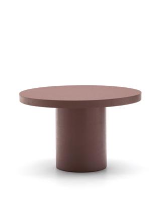 Столик La Forma (ех Julia Grup) Aiguablava Журнальный столик терракотовый цементный Ø120 см арт. 251192