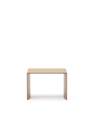 Столик La Forma (ех Julia Grup) Litto Приставной столик из шпона дуба натурального цвета 55 x 40 см арт. 250942