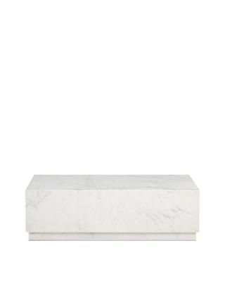 Столик La Forma (ех Julia Grup) Журнальный столик Sorein из белого мрамора 100 x 50 см арт. 451199