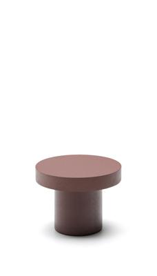 Столик La Forma (ех Julia Grup) Aiguablava Журнальный столик терракотовый цементный Ø90 см арт. 251204