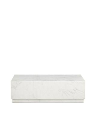 Столик La Forma (ех Julia Grup) Журнальный столик Sorein из белого мрамора 100 x 50 см арт. 451199