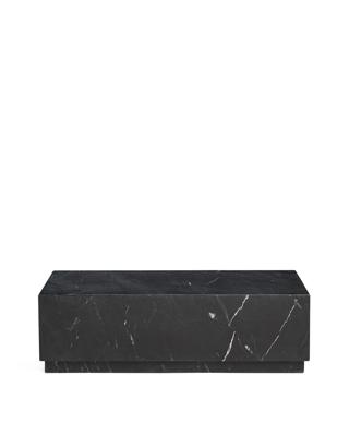 Столик La Forma (ех Julia Grup) Журнальный столик Sorein из черного мрамора 100 x 50 см арт. 451203