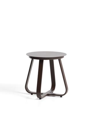 Столик La Forma (ех Julia Grup) Уличный столик Tamaris из алюминия коричневого цвета Ø48 см арт. 482638