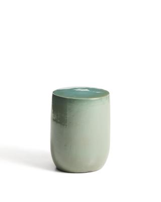 Столик La Forma (ех Julia Grup) Уличный приставной столик Mesquida из керамики с бирюзовой глазурью 35 см арт. 482307