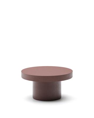 Столик La Forma (ех Julia Grup) Aiguablava Журнальный столик терракотовый цементный Ø90 см арт. 251204