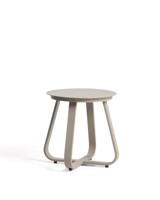 Столик La Forma (ех Julia Grup) Уличный столик Tamaris из алюминия цвета таупе Ø48 см арт. 482640