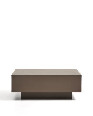 Столик La Forma (ех Julia Grup) Уличный столик Rustella из коричневого бетона, 60 x 60 см арт. 482335