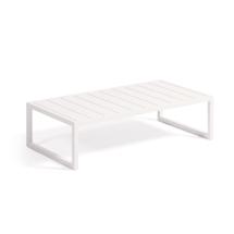 Столик La Forma (ех Julia Grup) Comova Журнальный столик для улицы из белого алюминия 60 x 114 см арт. 145929