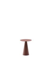 Столик La Forma (ех Julia Grup) Журнальный столик Wilshire из стекла и стали терракотовый Ø30cm арт. 253555