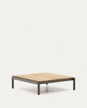 Столик La Forma (ех Julia Grup) Журнальный столик Sorells из зеленого алюминия и тикового дерева 89 x 91 см арт. 253949