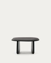 Столик La Forma (ех Julia Grup) Журнальный столик Pirita из массива дуба в черном цвете, 70,6 x 70 арт. 208145