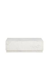 Столик La Forma (ех Julia Grup) Журнальный столик Sorein из белого мрамора 100 x 50 см арт. 451199