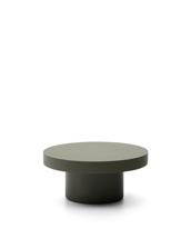 Столик La Forma (ех Julia Grup) Aiguablava Журнальный столик зеленый цементный Ø66 см арт. 251206