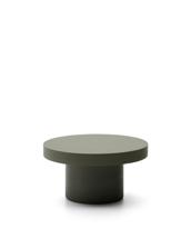 Столик La Forma (ех Julia Grup) Aiguablava Журнальный столик зеленый цементный Ø90 см арт. 251200