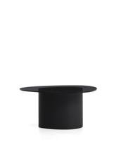 Столик La Forma (ех Julia Grup) Приставной столик Olir из черной стали и закаленного стекла, 82 x 74 см арт. 482447