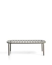 Столик La Forma (ех Julia Grup) Уличный журнальный столик Joncols из алюминия с бежевой отделкой Ø 113 x 65 см арт. 482265