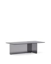 Столик La Forma (ех Julia Grup) Журнальный столик Zaren из серого закаленного стекла, 120 x 60 см арт. 253551