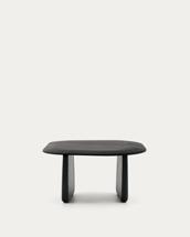 Столик La Forma (ех Julia Grup) Журнальный столик Pirita из массива дуба в черном цвете, 70,6 x 70 арт. 208145