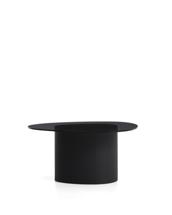 Столик La Forma (ех Julia Grup) Приставной столик Olir из черной стали и закаленного стекла, 82 x 74 см арт. 482447