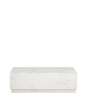 Столик La Forma (ех Julia Grup) Журнальный столик Sorein из белого мрамора 100 x 50 см арт. 451199
