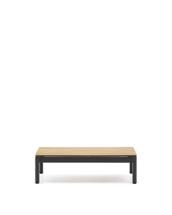 Столик La Forma (ех Julia Grup) Журнальный столик Sorells из серого алюминия и тикового дерева 52,4 x 91 см арт. 253943