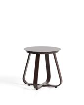 Столик La Forma (ех Julia Grup) Уличный столик Tamaris из алюминия коричневого цвета Ø48 см арт. 482638