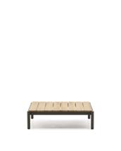 Столик La Forma (ех Julia Grup) Журнальный столик Sorells из зеленого алюминия и тикового дерева 89 x 91 см арт. 253949