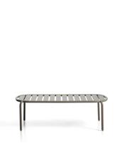 Столик La Forma (ех Julia Grup) Уличный журнальный столик Joncols из алюминия с бежевой отделкой Ø 113 x 65 см арт. 482265