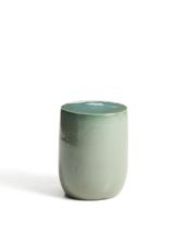 Столик La Forma (ех Julia Grup) Уличный приставной столик Mesquida из керамики с бирюзовой глазурью 35 см арт. 482307