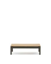 Столик La Forma (ех Julia Grup) Журнальный столик Sorells из зеленого алюминия и тикового дерева 52,4 x 91 см арт. 253945