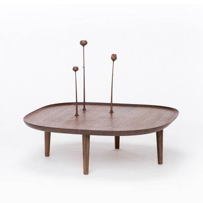 Столик Poiat FIORI TABLE 80 X 80 CM WALNUT