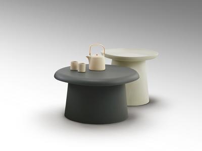 Столик Schuller Nilo Комплект из 2-х уличных столиков, белый/серый арт. 497468