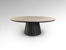 Столик Schuller Koria Приставной столик цвет каменный/черный арт. 439160