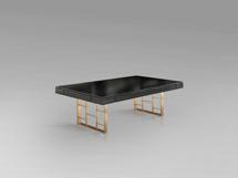 Столик Schuller Vita Журнальный стол антрацитовый/розовое золото арт. 265519