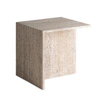 Столик Vical Приставной столик Theuville из травертина 50x50 арт. 200647