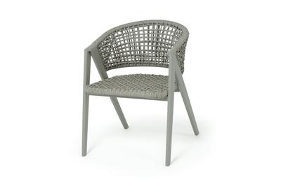 Стул 4SIS "Амстердам" плетеный стул из искусственного ротанга, цвет серый арт. AM2410-CH Grey