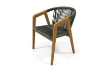 Стул 4SIS "Будапешт" стул из искусственного ротанга, цвет темно-серый арт. DF25103-CH D-grey