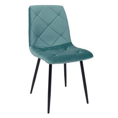 Стул AksHome Стул GILL, бутылочный велюр/черный арт. ZN-173088