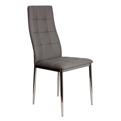 Стул AksHome Стул Sky, серый, экокожа арт. ZN-126943