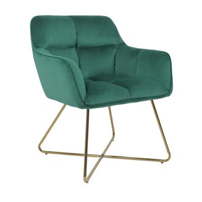 Стул AksHome Кресло Florida, зеленый, велюр арт. ZN-381490