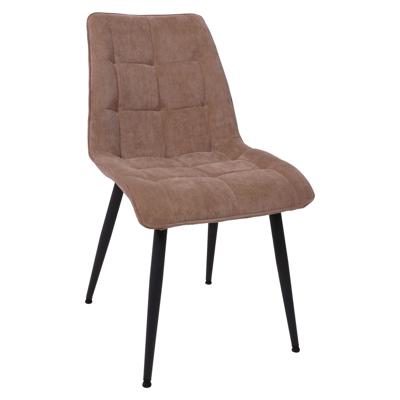 Стул AksHome Стул FRED NEW, бежевый вельвет/черный арт. ZN-183235