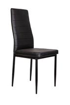 Стул AksHome Стул Romeo, чёрный, экокожа, цвет каркаса чёрный арт. ZN-126897