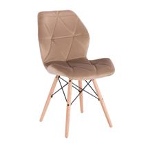 Стул AksHome Стул RIO, светло-коричневый велюр HCJ-11/бук арт. ZN-381487