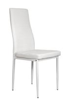 Стул AksHome Стул Romeo, белый, экокожа, цвет каркаса белый арт. ZN-202544