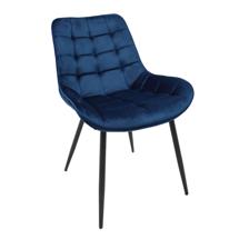 Стул AksHome Стул Darren, синий, велюр арт. ZN-126658