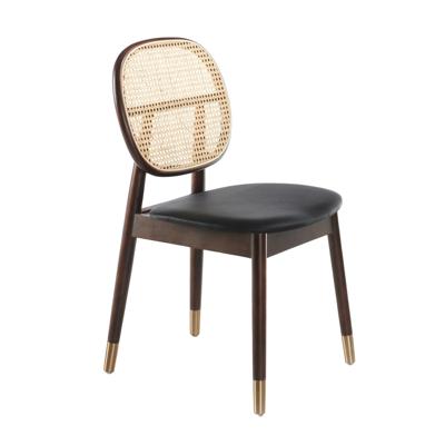 Стул Angel Cerda Стул DC1599 /4093 из экокожи и ротанга арт. 096387