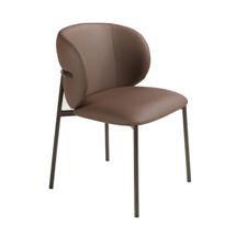 Стул Angel Cerda Стул 4239 из темно-коричневой экокожи арт. 482083