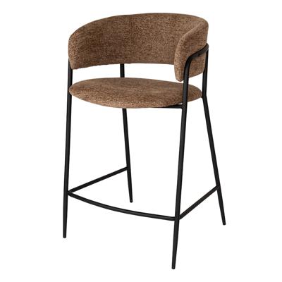 Стул Bergenson Bjorn Стул полубарный helning, мягкий шенилл, светло-коричневый арт. BB0001046